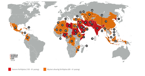 Open Doors – World watch list 2024